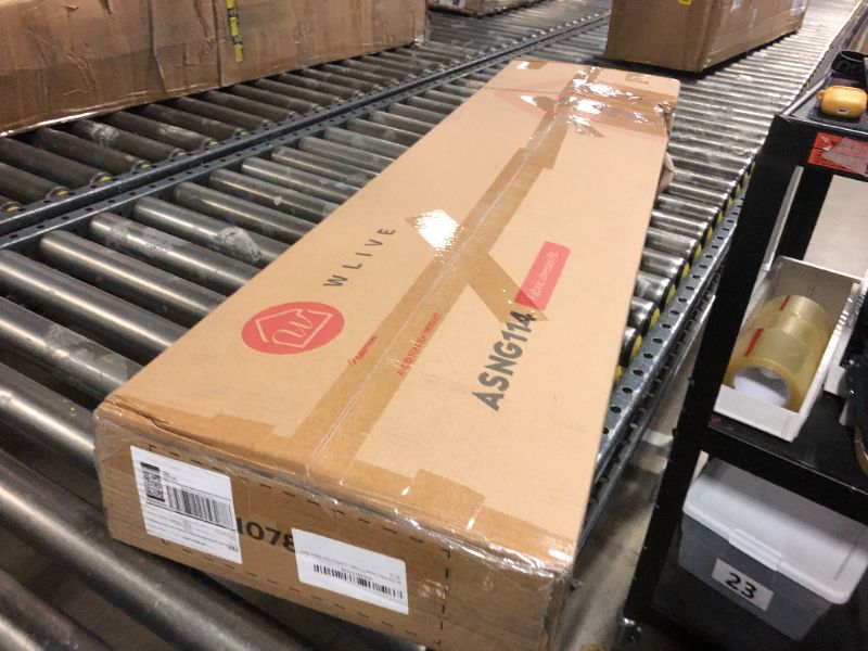 Photo 1 of WLIVE Black Dresser for Bedroom, TV Stand for Bedroom for 55 inch TV with Charging Station and LED Lights, Fabric Chest of Drawers with Open Shelves, 8 Drawers Dressers for Living Room, Closet