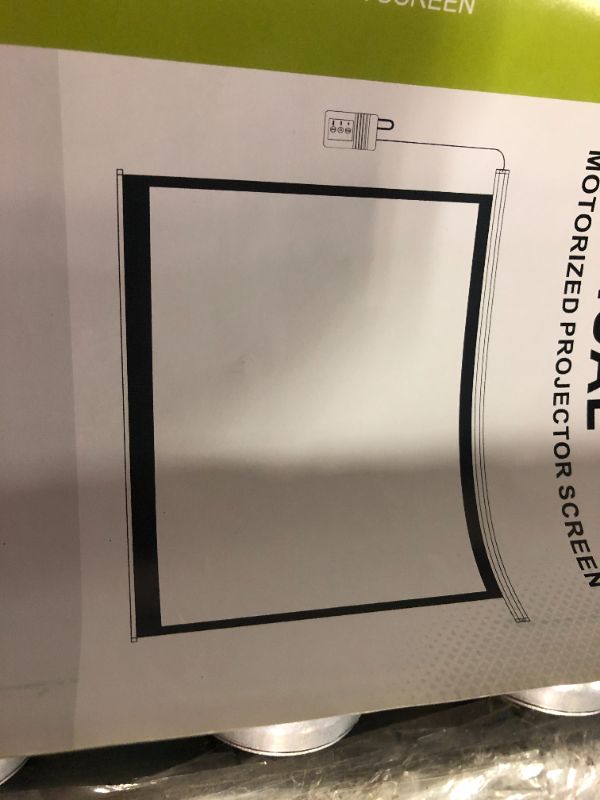 Photo 1 of  100" Motorized Projector Screen -  