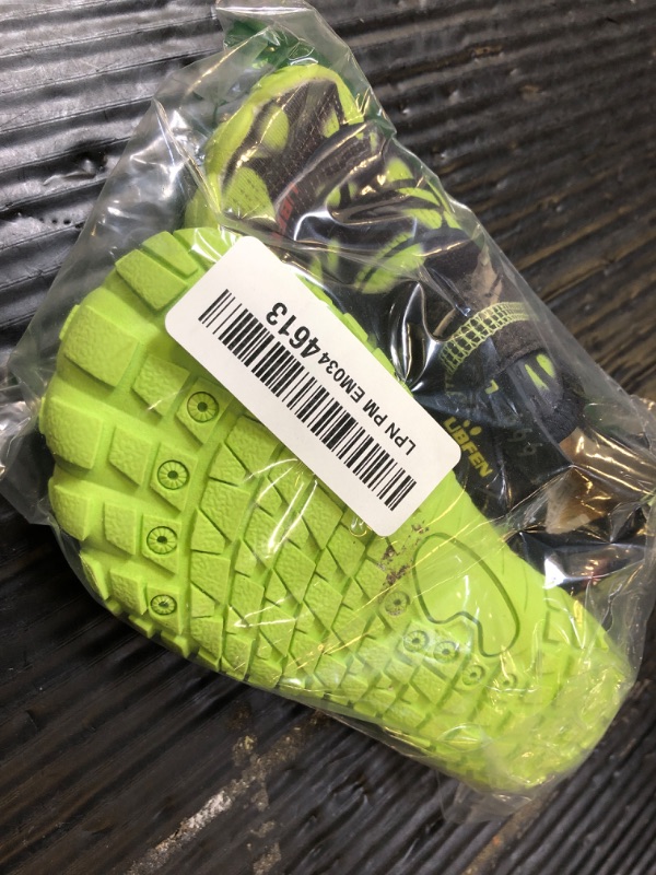 Photo 1 of UBFEN Water Shoes for Kids Boys Girls Aqua Socks Barefoot Beach Sports Swim Pool Quick Dry Lightweight Toddler Little Big Kid A Green 11.5 Little Kid
