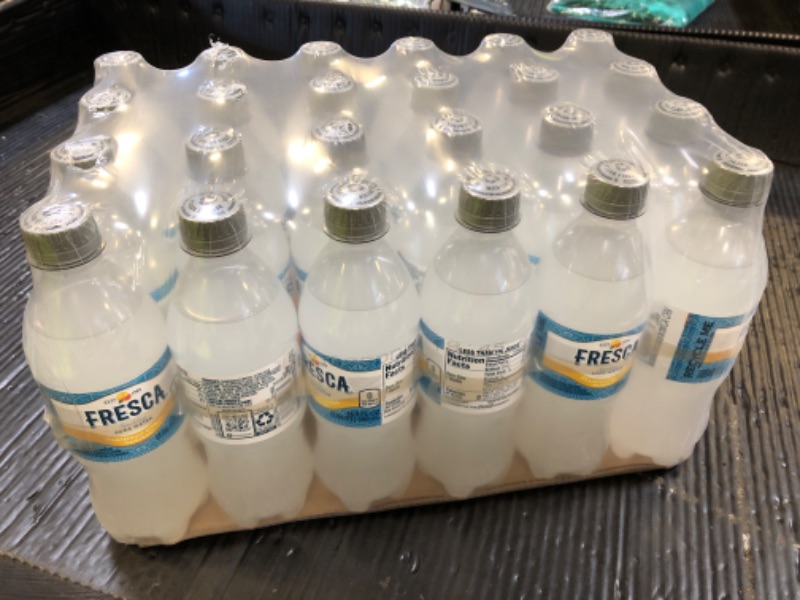 Photo 1 of exp date 06/2025----Fresca Grapefruit Citrus Sparkling Soda Water Bottles, 16.9 fl oz, 24Pack