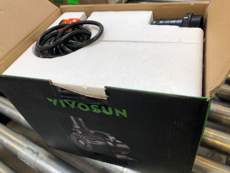 Photo 1 of VIVOSUN 9000 GPH Submersible Water Pump 620W Pond Pump Ultra Quiet Aquarium Pump with 26.5FT. Lift Height for Pond Waterfall, Fish Tank, Statuary, or Hydroponics