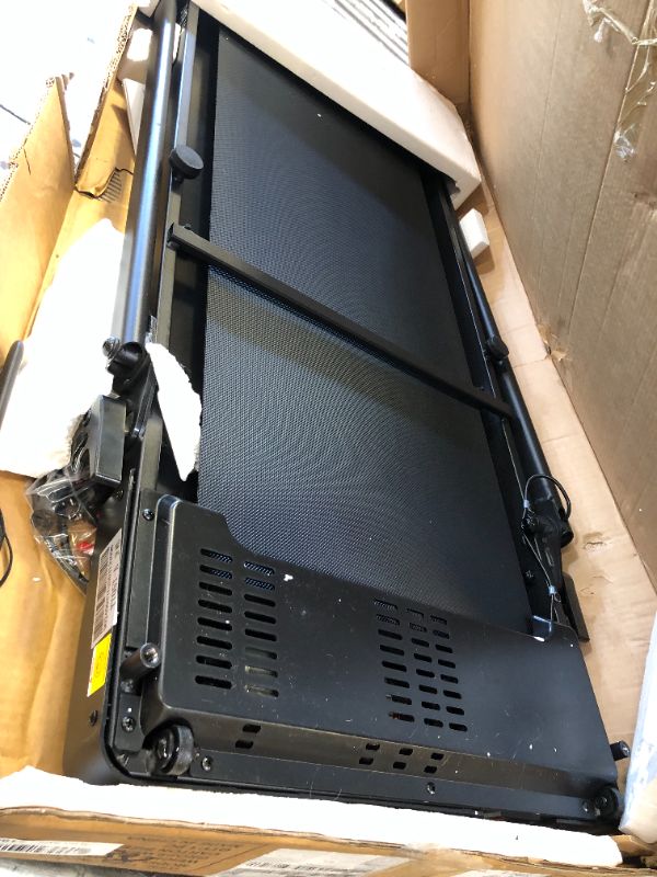 Photo 1 of THERUN Walking Pad Treadmill, 2.5 HP Under Desk Treadmills, 2 in 1 Foldable Treadmill for Home, Walking Pad with Handle Bar, 15" Widened Running Belt, with Remote Control & LED Touch Screen