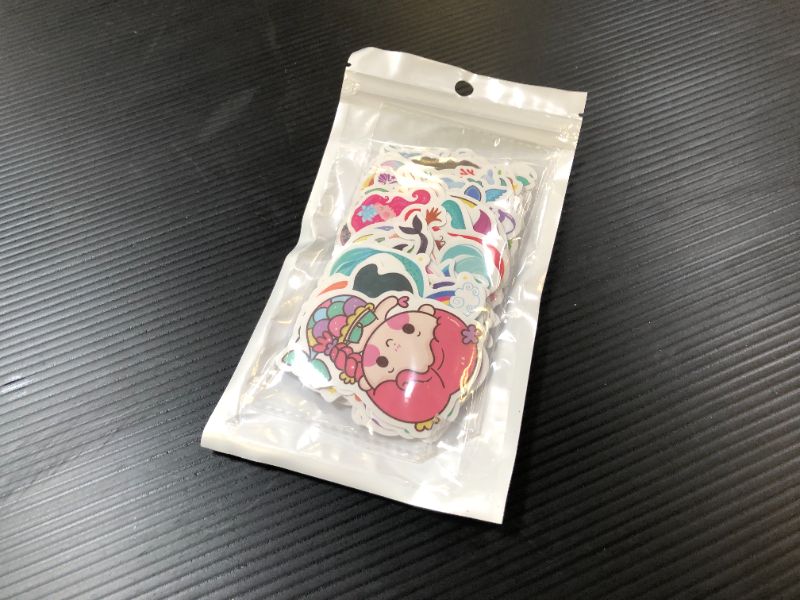Photo 1 of 100PCS Cute Mermaid Stickers for Kids Girls Vinyl Cartoon Mermaid Stickers for Water Bottles Waterproof Kawaii Mermaid Decals for Laptop Scrapbooking Journaling Hydroflask