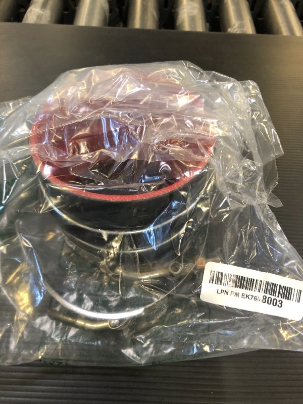 Photo 1 of Straight Coupler Silicone Hose ID 4-1/2 inch 4 Ply Polyester Reinforcement as Turbocharger Tube Air Intake Pipe with 2 Stainless Steel T Clamps