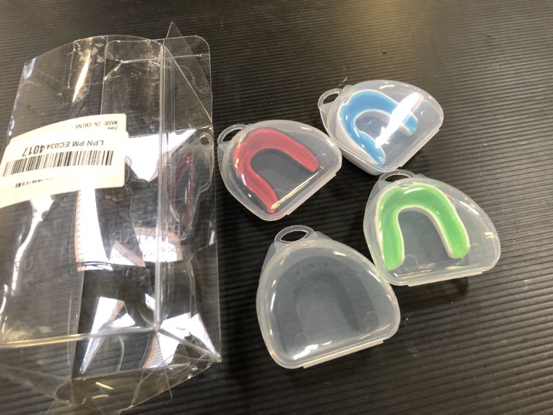 Photo 1 of 5 Pack Kids Youth Mouth Guard for Sports, Boys Girls Mouth Guard with Case, Child Teen Sports Mouthguard for Football Lacrosse Basketball Boxing Soccer Taekwondo MMA Karate