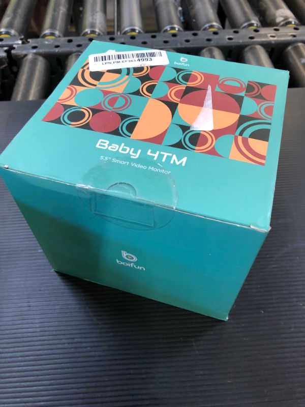 Photo 1 of BOIFUN 5.5" AI 4MP Baby Monitor Pro Max: App (Wi-Fi) and Monitor (No Wi-Fi) Control, Upgrade AI Detection (Tummy Sleeping & Face Area), Colorful Night Light, 360° Camera, Motion & Sound Detection