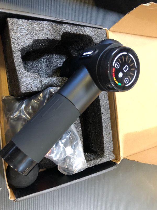 Photo 1 of TOLOCO Massage Gun, Deep Tissue Back Massage for Athletes for Pain Relief, Percussion Massager with 10 Massages Heads & Silent Brushless Motor, Gifts for Fathers Day, Black