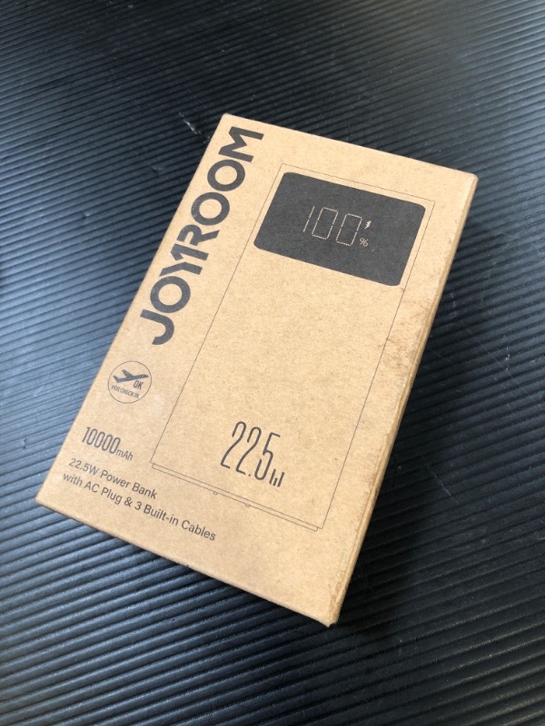 Photo 1 of JOYROOM Portable Charger Built in Cable and AC Wall Plug [2025 Upgraded] 10000mAh PD22.5W Fast Charging Power Bank Travel Essential Battery Pack Compatible with iPhone 16/15/14