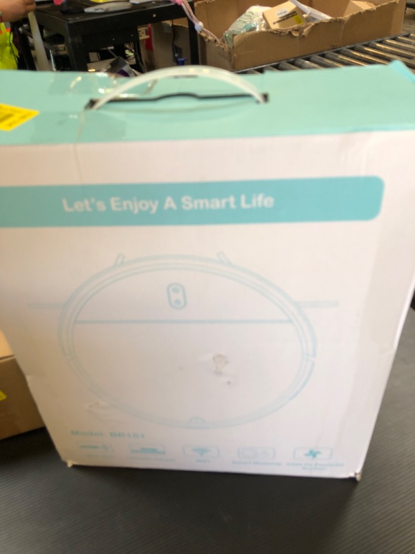 Photo 1 of Robot Vacuum and Mop Combo, 2 in 1 Mopping Robot Vacuum Cleaner with Schedule, Wi-Fi/Voice/App, Strong Suction, Easy of Use, Self-Charging Robotic Vacuum, Slim, Ideal for Hard Floor, Pet Hair, Carpet