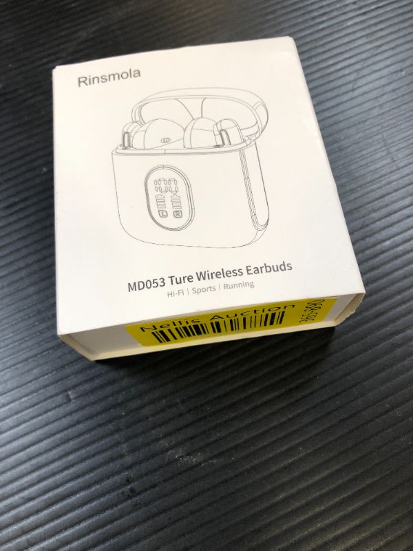Photo 1 of Wireless Earbuds, Bluetooth Headphones 5.4 with ENC Noise Cancelling Mics, 30H Bluetooth Ear buds 3D Bass with LED Display Charging Case, IP7 Waterproof Wireless Earphones for Android, iOS, Pearlwhite