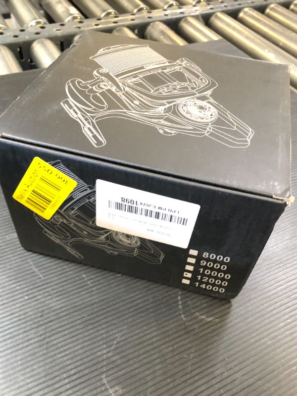 Photo 1 of HAUT TON Spinning Reel 8000/9000/10000/12000/14000,17+1BB Graphite Frame Surf Fishing Reels,4.8:1 Gear Ratio 55lbs Max Drag Inshore&Offshore Saltwater Fish (HT-NGK-12000)