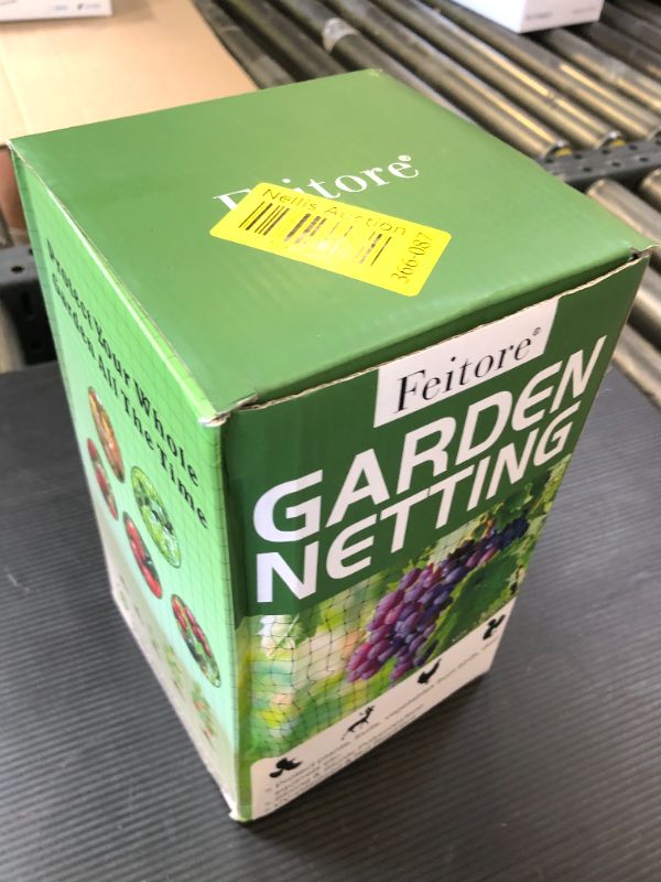 Photo 1 of Feitore Deer Fence Netting, 7 x 100 Feet Anti Bird Deer Protection Net Reusable Protective Garden Netting for Plants Fruit Trees Vegetables Against Birds and Other Animals