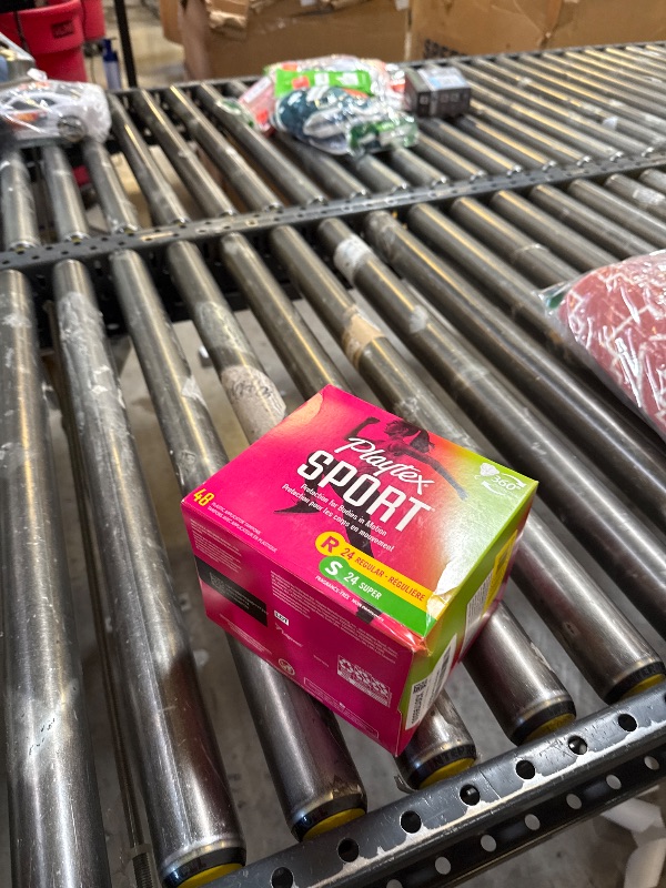Photo 1 of Playtex Sport Tampons Multipack (24ct Regular/24ct Super), Fragrance-Free - 48ct | Tampons Regular and Super, Playtex Tampon Multipack, Feminine Care with 360 Leak Defense