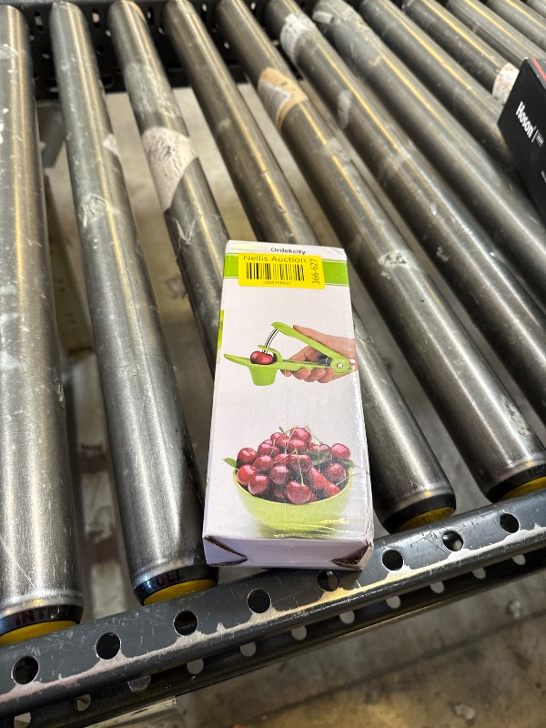 Photo 1 of Cherry Pitter - Ordekcity Stainless Steel Cherries Corer Pitter Tool with Hand-held Push Design, Save Time & Space for Making Cherry Jam with Lock Design(Black)