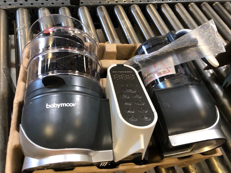 Photo 1 of Babymoov Duo Meal Station Grey: Multi-Speed Baby Food Maker Steamer and Puree Blender, Baby Food Processor that warms & defrosts (Nutritionist Approved)
