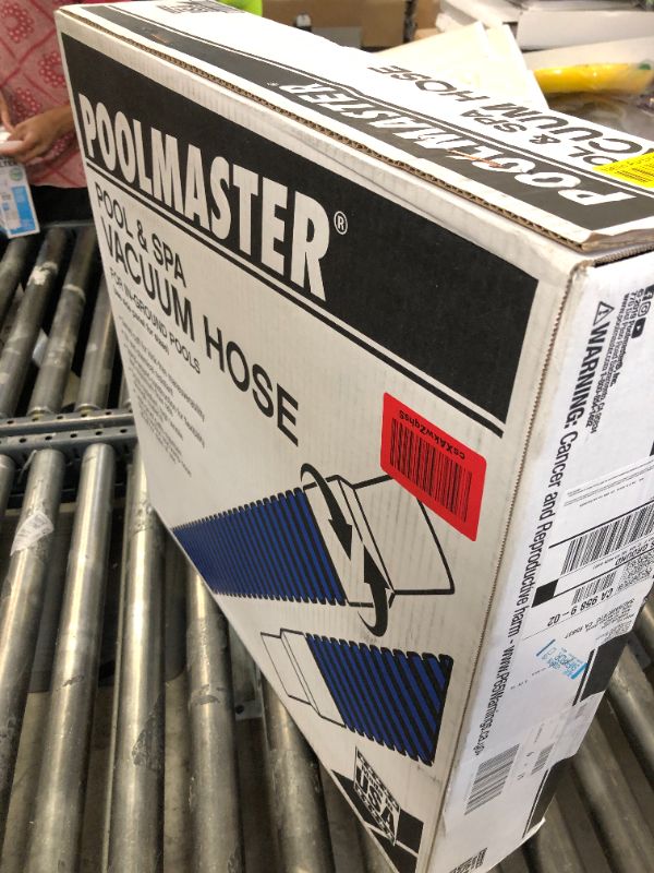 Photo 1 of Poolmaster 33430 Heavy Duty In-Ground Pool Vacuum Hose With Swivel Cuff, 1-1/2-Inch by 30-Feet,Neutral