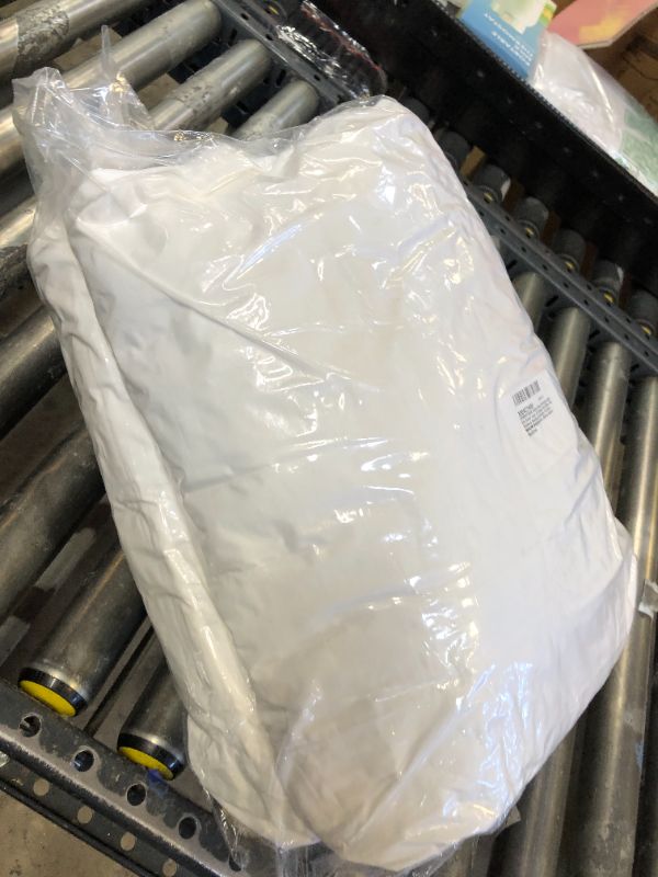 Photo 1 of DOWNSTORIA Feather Down Comforter Queen Size Duvet Insert, All Season True Baffle-Box Noiseless Bedding Comforters, Soft Hotel Collection Bed Comforter, Medium Warmth - White, 90 X 90 in.