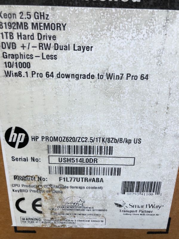 Photo 1 of HP Z620 Workstation 2X Intel Xeon E5-2670 2.6GHz 16-Cores Total 96GB RAM No Hard Drive NVIDIA Quadro 600 No OS (Renewed)