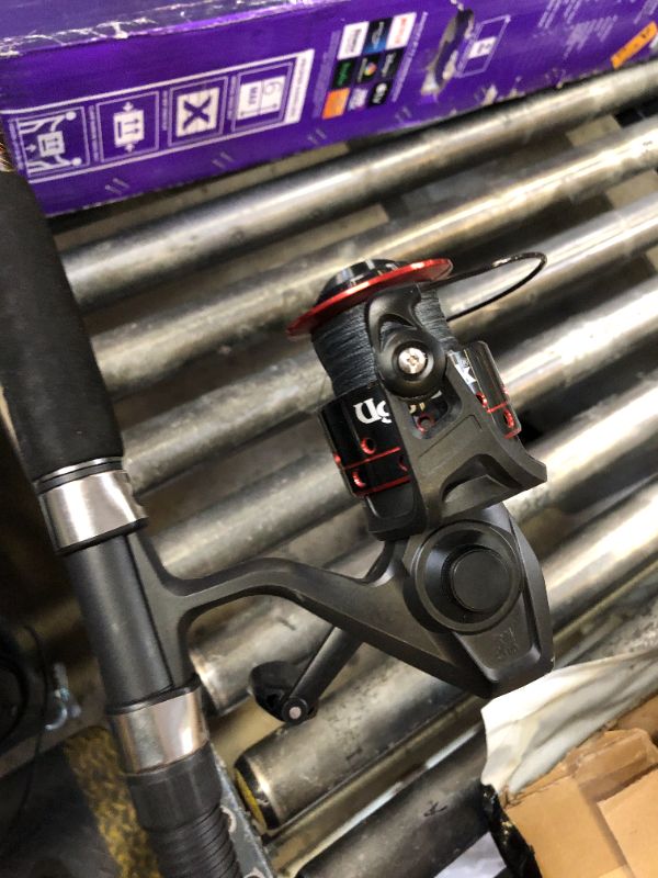 Photo 1 of Ugly Stik GX2 Spinning Reel and 7' Fishing Rod Combo, 1-Piece, Graphite and Fiberglass Rod with Clear Tip Design