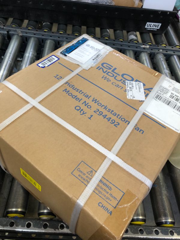 Photo 1 of Global Industrial Workstation Fan, 12" Diameter