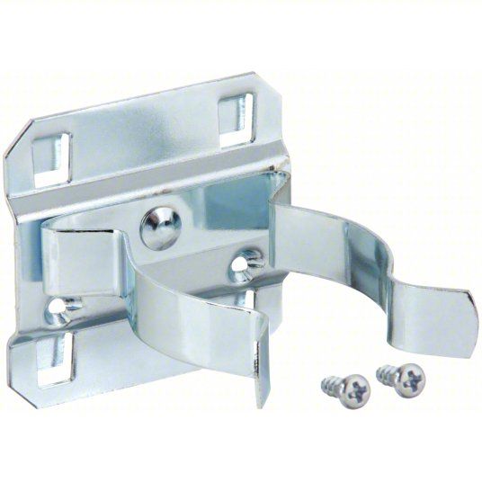 Photo 1 of APPROVED VENDOR Extended Spring Clip: 3 in x 2 1/4 in, Hanging, Surface, Silver
