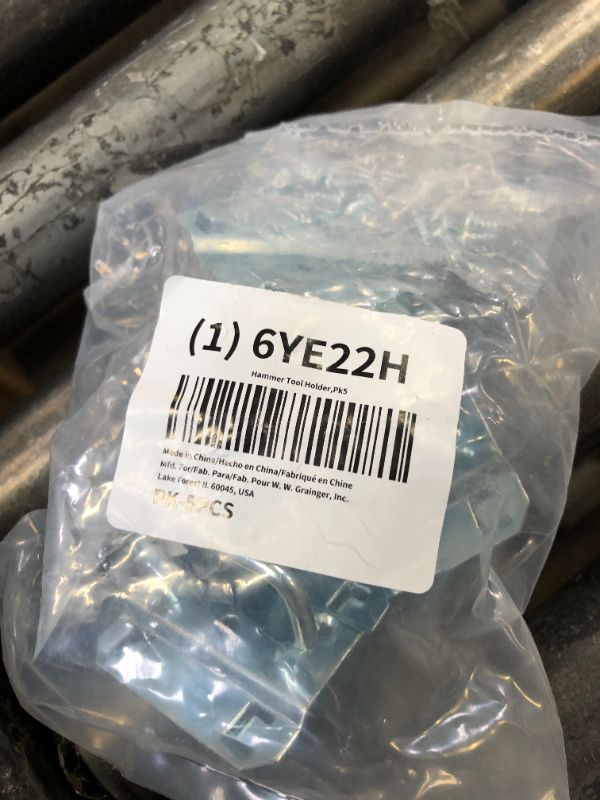 Photo 1 of APPROVED VENDOR Single Ring Tool Holder: 1 1/2 in x 1 in, Hanging, Surface, Silver
