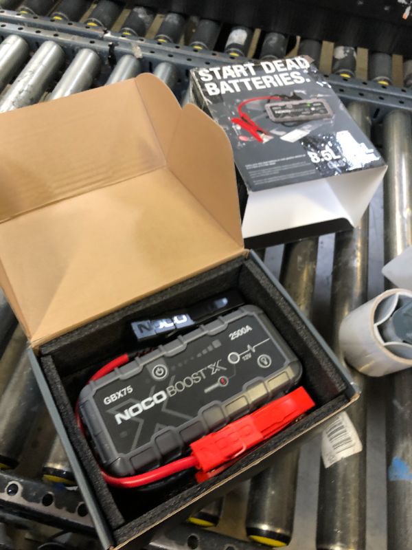 Photo 1 of NOCO Boost X GBX75: 2500A UltraSafe Jump Starter – 12V Lithium Battery Booster Pack, Portable Jump Box, Power Bank & Jumper Cables - for 8.5L Gas and 6.5L Diesel Engines