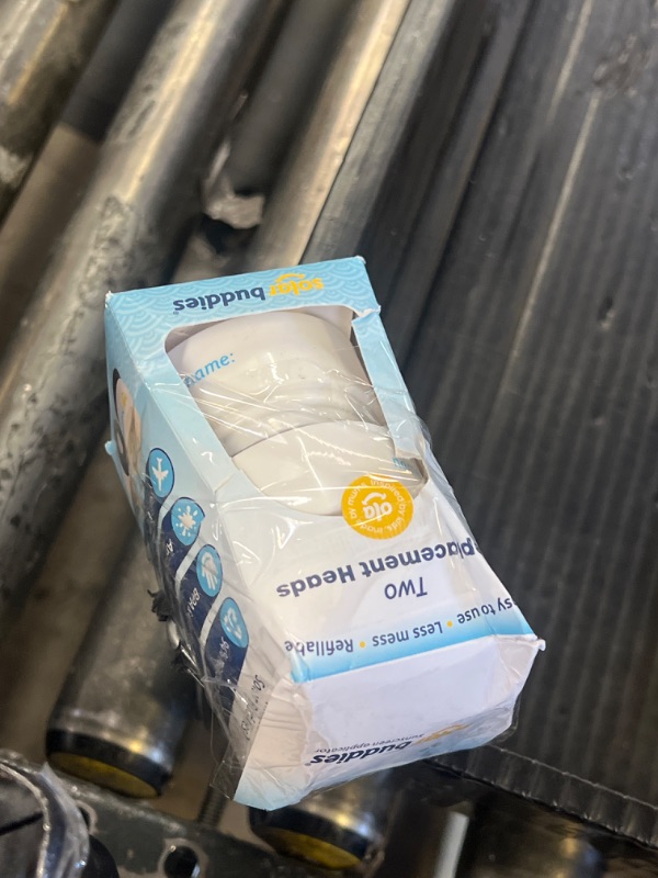 Photo 1 of Solar Buddies Replacement Duo Heads - Compatible with The Child Friendly Refillable Solar Buddies Sunscreen Applicator - Holds Up to 3.4fl oz, Suits All Skin Types (Duo Heads ONLY, Caps Not Included)