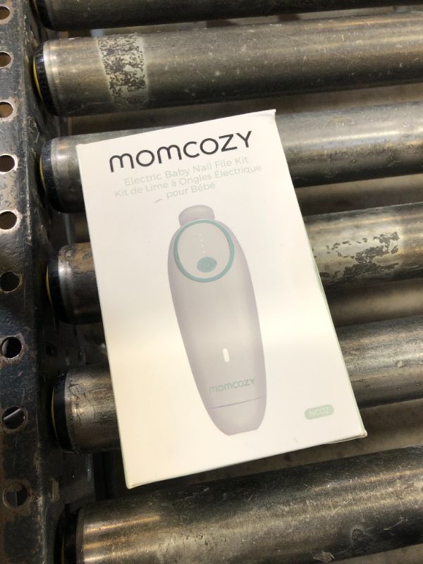 Photo 1 of Momcozy Baby Nail File Electric, Gentle Baby Nail Trimmer Electric Rechargeable, Baby Nail Clipper Electric, 7 Grinding Head Replacement Pads
