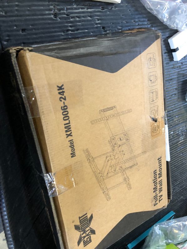 Photo 1 of USX MOUNT UL Listed TV Wall Mount for 42"-85" TVS, Fits 16" 18" or 24" Studs, Full Motion Wall Mount Swivel Tilt Extension TV Bracket with Dual Articulating Arms, Max VESA 600x400mm, Load 110lbs