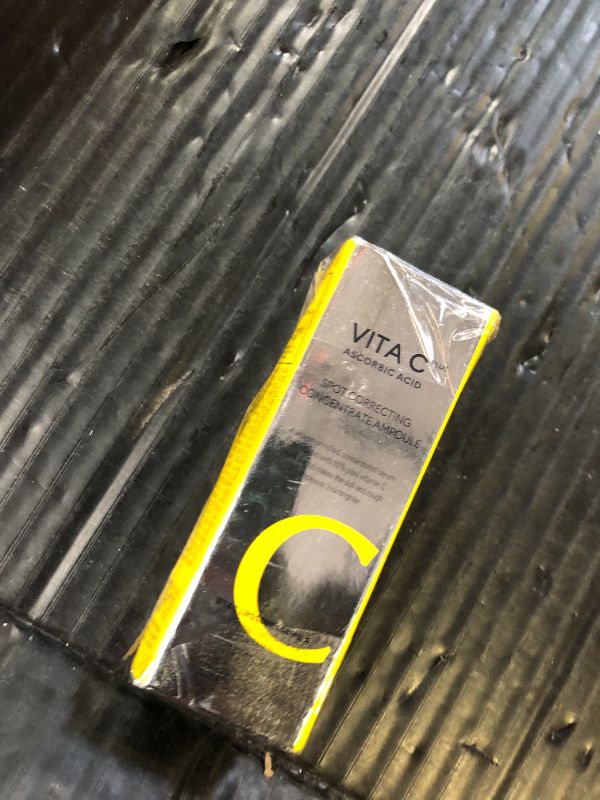 Photo 1 of MISSHA Vita C Plus Spot Correcting Concentrate Ampoule 0.52 Fl oz/15ml, Korean Vitamin C Serum for Face, Improves Dark Spots & Firms Skin with 33% VITA C Liposome Formula