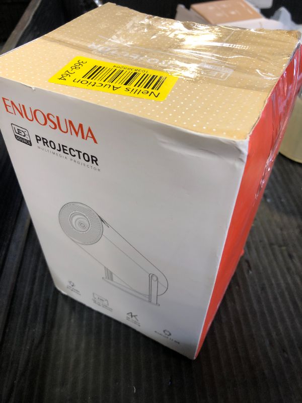 Photo 1 of Mini Projector, Support 4K 1080P Portable Projector with Dual Band WIFI6 5G Wireless 5.2 Bluetooth Android 11, 200 ANSI Lumens, 180° Rotatable, Auto Keystone Correction,35"-130" Screen Video Projector