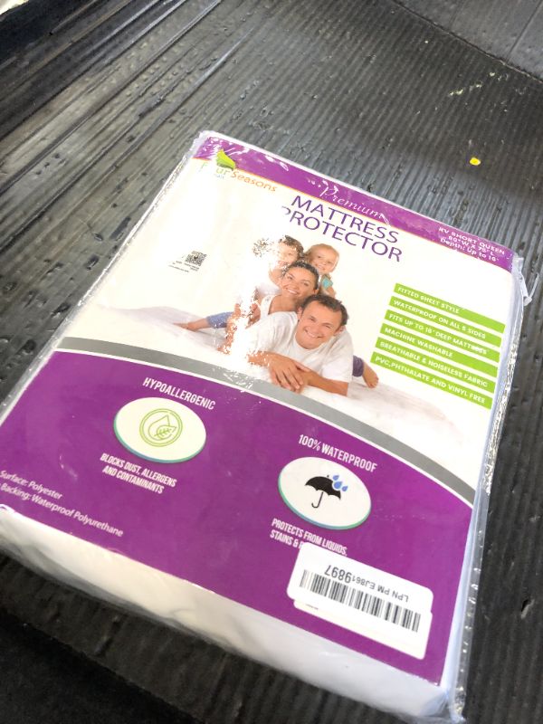 Photo 1 of RV Short Queen Mattress Protector – Mattress Cover for 60"x75" Bed - 100% Waterproof, Noiseless, Hypoallergenic Fitted Sheet Mattress Protector for Camper