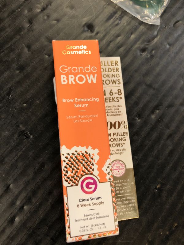 Photo 1 of Grande Cosmetics GrandeBROW Brow Enhancing Serum, 8 Week Starter Supply , 0.05 Fl Oz (Pack of 1)