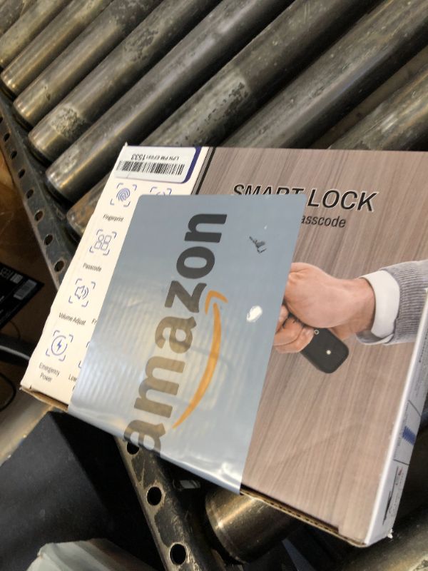 Photo 1 of Secustone Smart Lock - Keyless Entry Door Knob with Passcode, Fingerprint, Keys - Bedroom, Apartment, Office - Silver