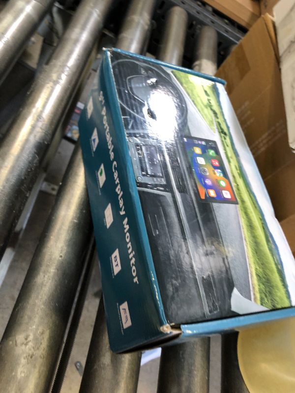 Photo 1 of 9" Wireless Carplay Screen for Car, Car Stereo with 4K Dash Cam & 1080P Backup Camera, Portable Apple Carplay & Android Auto Touchscreen, GPS Navigation/Mirror Link/Voice Control/Bluetooth