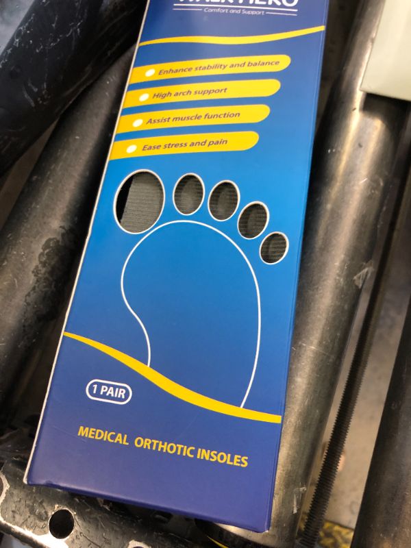 Photo 1 of Plantar Fasciitis Feet Insoles Arch Supports Orthotics Inserts Relieve Flat Feet, High Arch (Mens 6-6 1/2 | Womens 8-8 1/2)