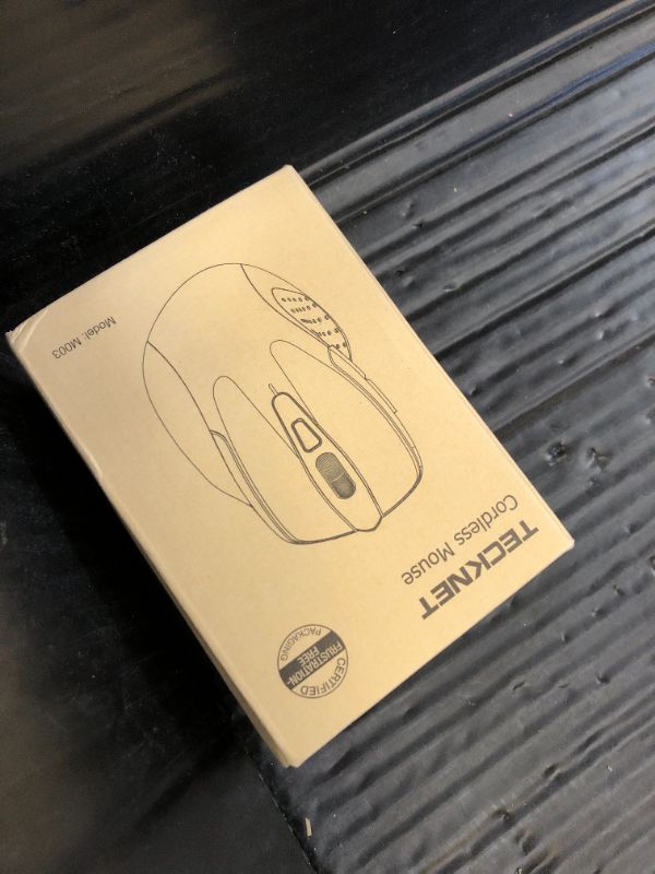 Photo 1 of TECKNET Wireless Mouse, 2.4G Ergonomic Optical Mouse, Computer Mouse for Laptop, PC, Computer, Chromebook, Notebook, 6 Buttons, 24 Months Battery Life, 4000 DPI, 6 Adjustment Levels