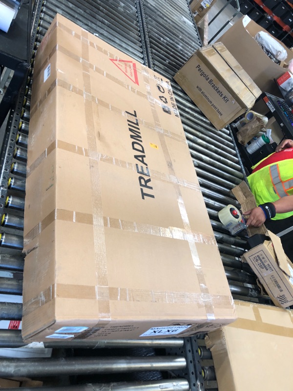 Photo 1 of ATEEDGE Treadmill with Auto Incline, 18" Incline Treadmill for Home, Compact, Foldable, 350lb Capacity, Shock Absorption, 15% Incline Automatic, 0.5-10 MPH, 3 HP, Bluetooth App Running Treadmills