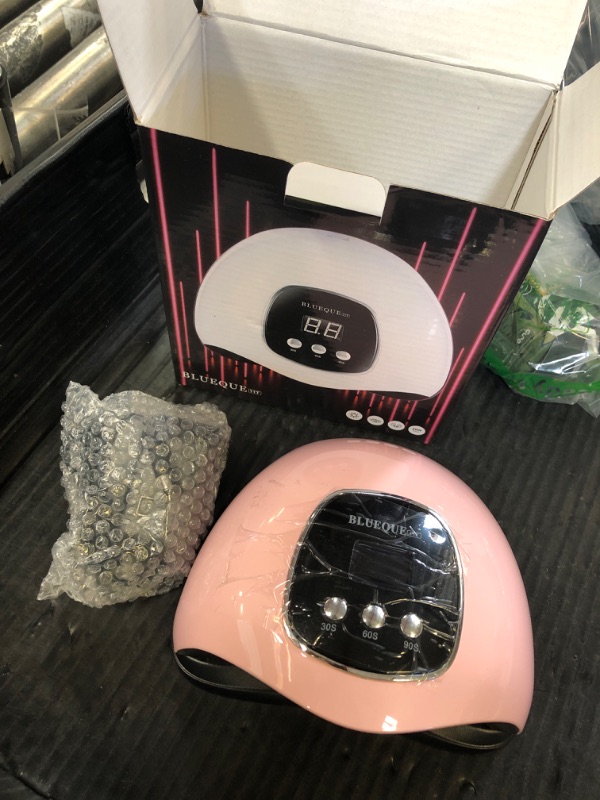 Photo 1 of BIGBEAR UV Light for Nails, 48W UV LED Nail Lamp for Gel Polish, Fast Nail Dryer with Automatic Sensor, 3 Timer Setting, Small and Portable, LED Nail Light for Fingernail and Toenail Nail