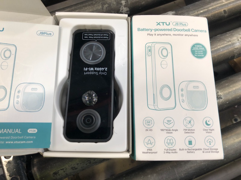 Photo 1 of XTU J9 PLUS BATTERY-POWERED DOORBELL CAMERA 