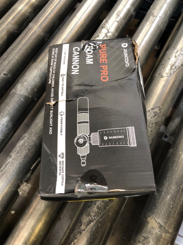 Photo 1 of Raincovo Pure Pro Foam Cannon for Pressure Washer, Adjustable Nozzle with 1/4” Quick Connector, Power Washer Soap Cannon for Car Detail, Additional 1.1mm Orifice Nozzle