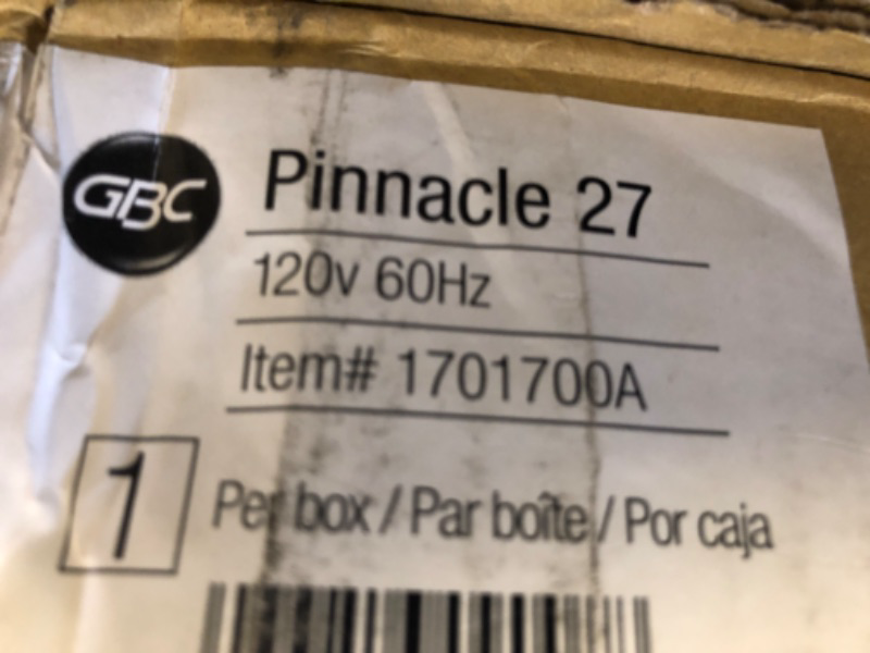 Photo 1 of Gbc Pinnacle27 Roll Laminator