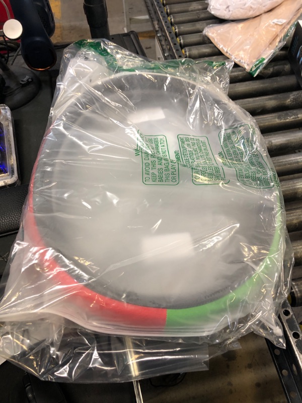 Photo 1 of HOLDCY Car Steering Wheel Cover - Universal Fit, Anti - Slip,Breathable, Stylish Shape Design in Green/White/Red - Fits O Shape 14.5-15 Inch Steering Wheels
