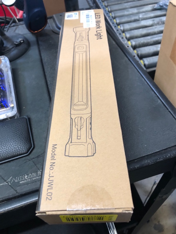 Photo 1 of Work Light, 2500LM Ultra Bright, 5200mAh Rechargeable LED Work Lights, Magnetic Underhood Work Light Bar with Hooks, Portable Mechanic Light for Car Repairing/Inspection/Garage/Workshop/Emergency