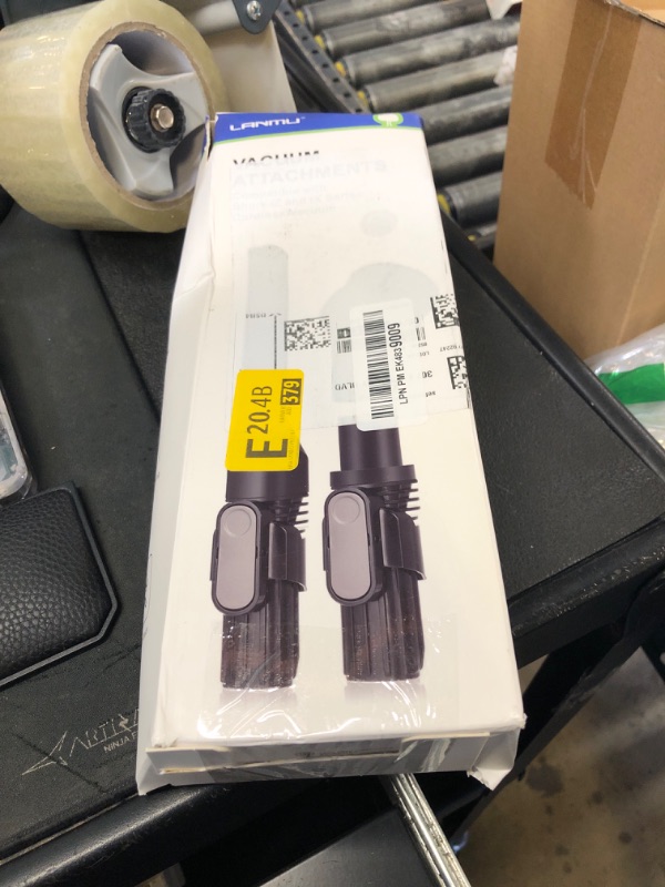 Photo 1 of LANMU Crevice Tool Vacuum Attachments Compatible with Shark IX141 IZ363HT IZ362H IZ363HT IZ362H Pet Cordless Stick Vacuum, Horse Hair Brush Replacement Parts for D-Shaped Interface Vacuum