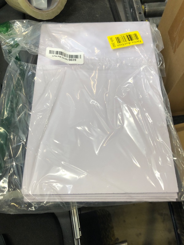 Photo 1 of BENECREAT 5 Sheets 3mm White Foam Boards 11.8x7.8 Rectangle Foam PVC Sheet Poster Board Mount Board for Mounting, Crafts, Modelling, Art, Display, School Projects