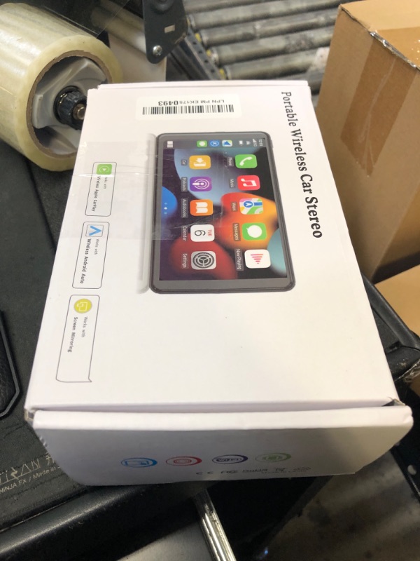 Photo 1 of Portable Carplay Screen for Car, 7" Wireless Carplay & Android Auto with Bluetooth, HD Backup Camera, GPS Navigation, Siri, FM, AUX, Mirror Link for All Vehicles