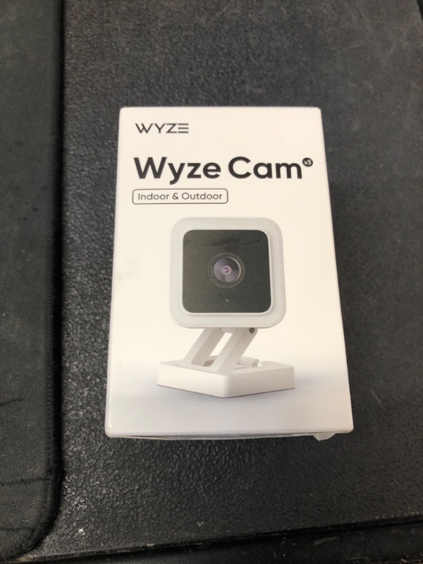 Photo 1 of WYZE Cam v3, 1080P HD WiFi Wired Indoor/Outdoor Home Security Camera, Pet/Baby Monitor, Color Night Vision, 2-Way Audio, MicroSD Card Slot, Compatible with Alexa & Google - White