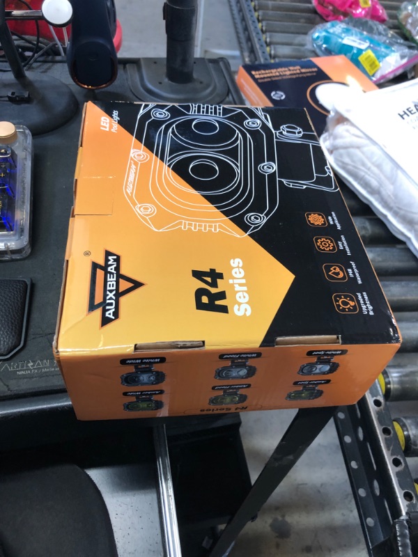 Photo 1 of Auxbeam 4In LED Offroad Light for Truck, 60W LED Driving Pod Lights Super Flood Beam 2Pcs Led Pods A-Pillars Bumper Offroad Lights Automotive Light Bar IP68 Waterproof for Jeep Motorcycle SUV Trucks